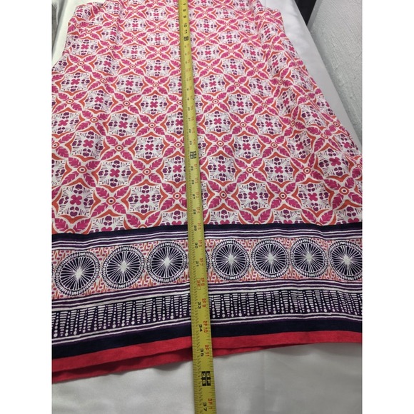 Tommy Bahama Tropical Terazza Linen Shift Sleeveless Dress Pink Size L NWT - Picture 11 of 12